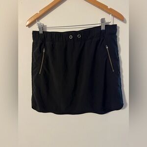 Athleta black mini active skirt medium